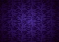 Ultra violet, amethystine background, royal, vintage with classic floral Baroque pattern, Rococo