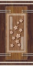 3D Door design background, Laminate Wooden High quality design.
