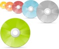 CDs and DVDs Royalty Free Stock Photo
