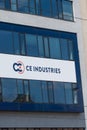 CE Industries Czech company sign