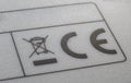 CE marking on product