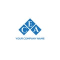 CEA letter logo design on BLACK background. CEA creative initials letter logo concept. CEA letter design.CEA letter logo design on Royalty Free Stock Photo