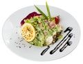Ceasar salad on a plate#2 Royalty Free Stock Photo