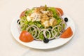 Ceasar salad on a plate Royalty Free Stock Photo