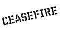 Ceasefire rubber stamp Royalty Free Stock Photo