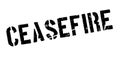 Ceasefire rubber stamp Royalty Free Stock Photo