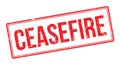 Ceasefire rubber stamp Royalty Free Stock Photo