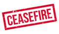 Ceasefire rubber stamp Royalty Free Stock Photo