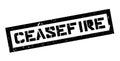 Ceasefire rubber stamp Royalty Free Stock Photo