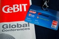 CeBIT pass card