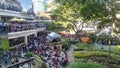 CEBU CITY, CEBU PHILIPPINES - JANUARY 18, 2019: people gathering for SINULOG show in Ayala terraces