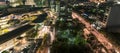 Cebu City, Philippines - Long exposure shot of Cebu Business district and Ayala Terraces