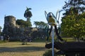 Cebu City, the Philippines - March 22, 2018: Fort San Pedro view from park.