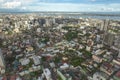 Cebu City, Philippines High aerial of Cebu City skyline Royalty Free Stock Photo