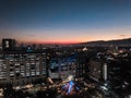 Cebu city sunset landscape