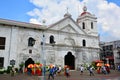 Santo Nino Basilica facade in Cebu, Philippines