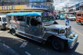 Cebu, Philippines - March 14, 2016: National Transportation of the Philippines - Jeepney Royalty Free Stock Photo