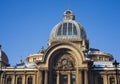 CEC Palace, old building in Bucharest city. Royalty Free Stock Photo