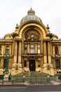 CEC Palace Palatul CEC, landmark of Old Town Bucharest, historical building in Bucharest, Romania, 2020 Royalty Free Stock Photo