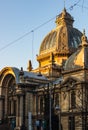 CEC Palace Palatul CEC, landmark of Old Town Bucharest, Romania, 2020 Royalty Free Stock Photo