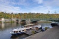 Cechuv bridge in Prague, Czech Republic Royalty Free Stock Photo
