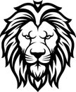 Cecil - black and white isolated icon - vector illustration