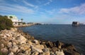 Cedar Key shoreline Royalty Free Stock Photo