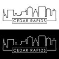Cedar Rapids skyline.