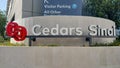 Cedars Sinai hospital sign