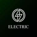 Simple Minimalist Circle Power Energy Electric Logo Design