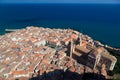 Cefalu Catherdral and old town Royalty Free Stock Photo