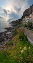 Cefalu coast view, Sicily, Italy Royalty Free Stock Photo