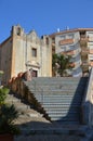 Cefalu, Italy - detail of streets Royalty Free Stock Photo