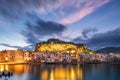 Cefalu, Italy at Dusk