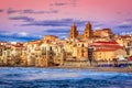 Cefalu, Ligurian Sea, Italy, Sicily Royalty Free Stock Photo