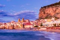 Cefalu, Ligurian Sea, Italy, Sicily Royalty Free Stock Photo