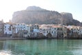 Cefalu, medieval village near Palermo, Sicily, Italy Royalty Free Stock Photo