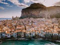 Cefalu, medieval village of Sicily island, Province of Palermo, Italy Royalty Free Stock Photo