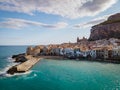 Cefalu, medieval village of Sicily island, Province of Palermo, Italy Royalty Free Stock Photo