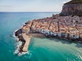 Cefalu, medieval village of Sicily island, Province of Palermo, Italy Royalty Free Stock Photo