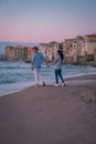 Cefalu, medieval village of Sicily island, Province of Palermo, Italy Royalty Free Stock Photo