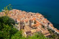 Cefalu old town with Duomo cathedral