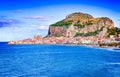 Cefalu, Ligurian Sea, Italy, Sicily Royalty Free Stock Photo