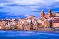 Cefalu, Ligurian Sea, Italy, Sicily Royalty Free Stock Photo
