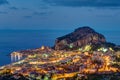 Cefalu in Sicily at night Royalty Free Stock Photo