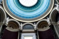 Ceiling in the Alte the old National Gallery Museum on Museum Island In Berlin Germany