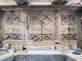 ceiling of ancient Greco - Roman Temple of Garni