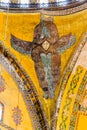 Ceiling angel in Hagia Sophia Istanbul