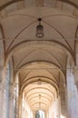 Ceiling of arch corridor