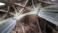 Lviv, Ukraine - July 16, 2019: Ceiling of The Archcathedral Basilica of the Assumption of the Blessed Virgin Mary, the Latin Cathe